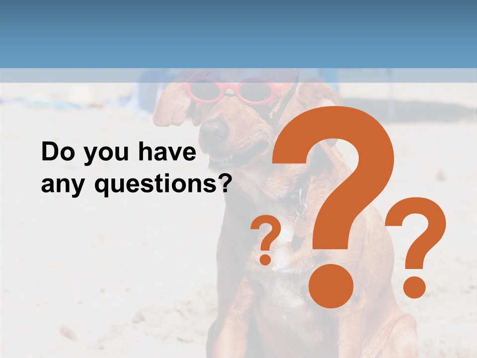 Sand Humor Tropical PowerPoint Template