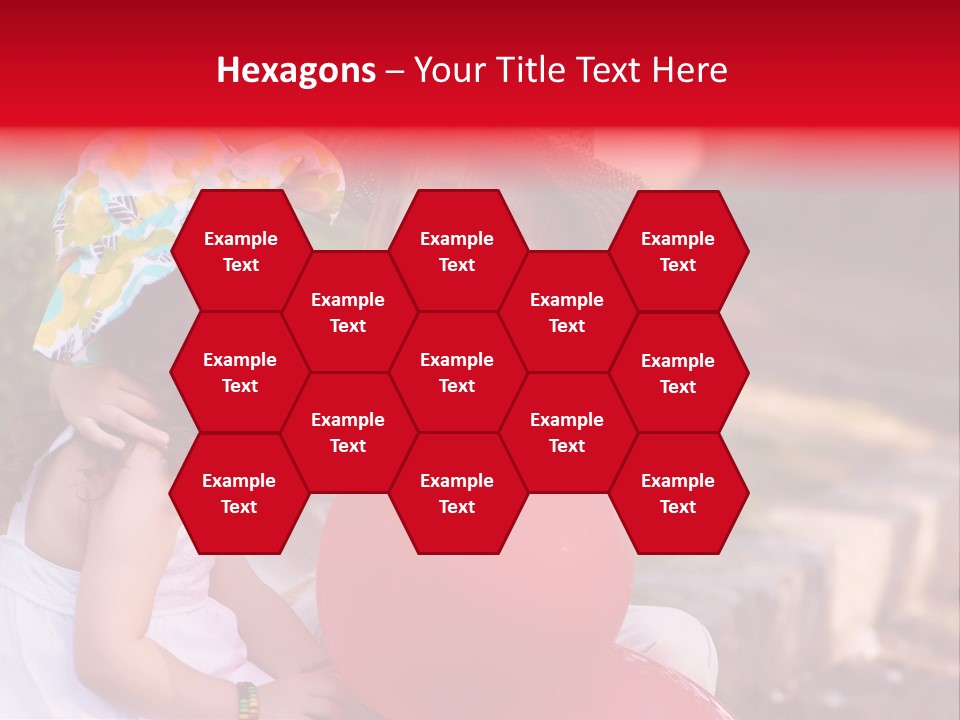 Children In Love PowerPoint Template