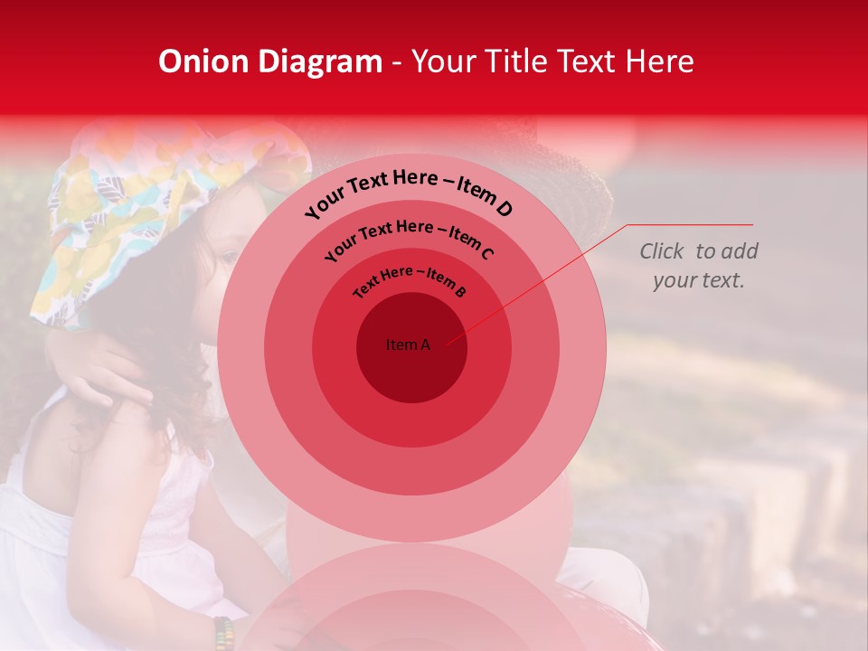 Children In Love PowerPoint Template