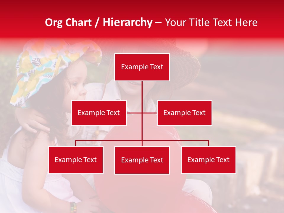 Children In Love PowerPoint Template