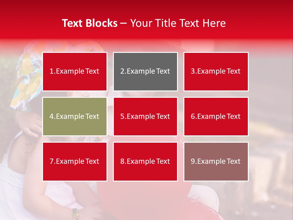 Children In Love PowerPoint Template