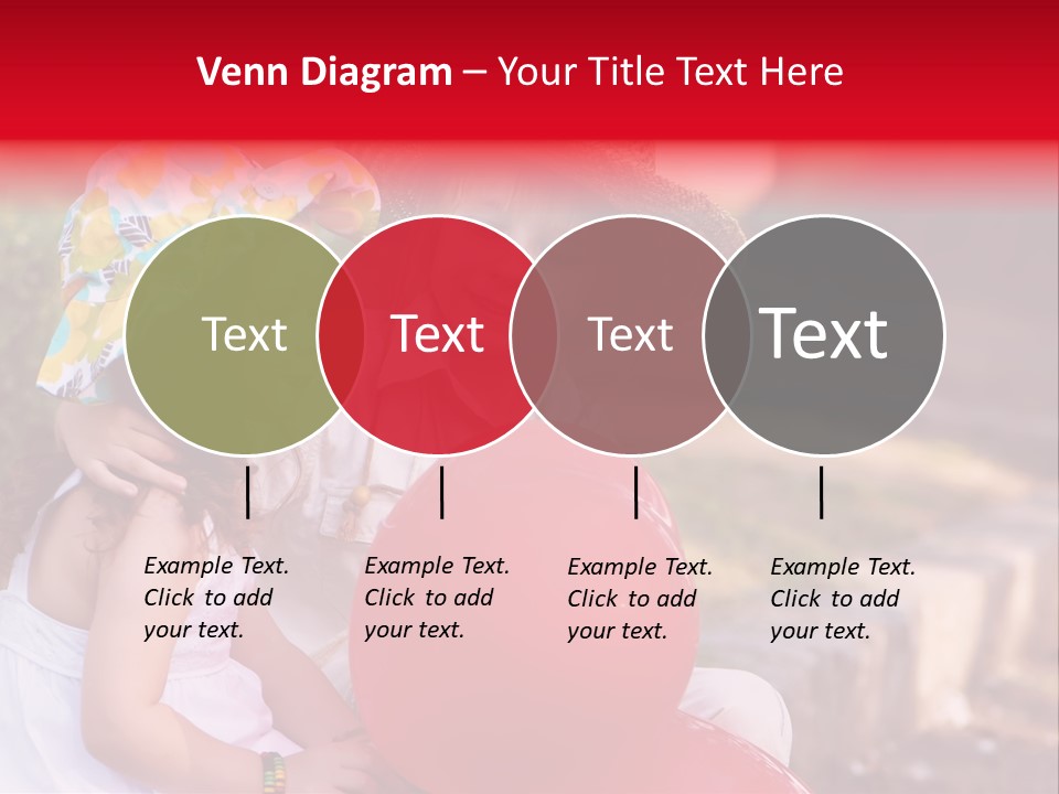 Children In Love PowerPoint Template