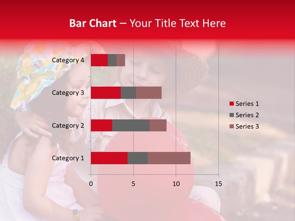 Children In Love PowerPoint Template
