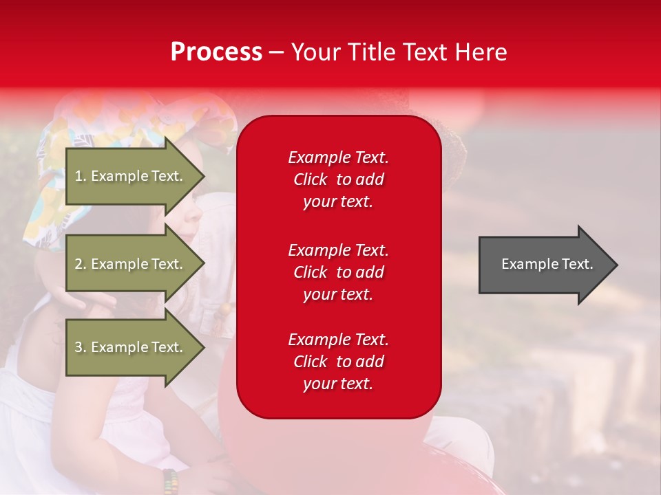 Children In Love PowerPoint Template