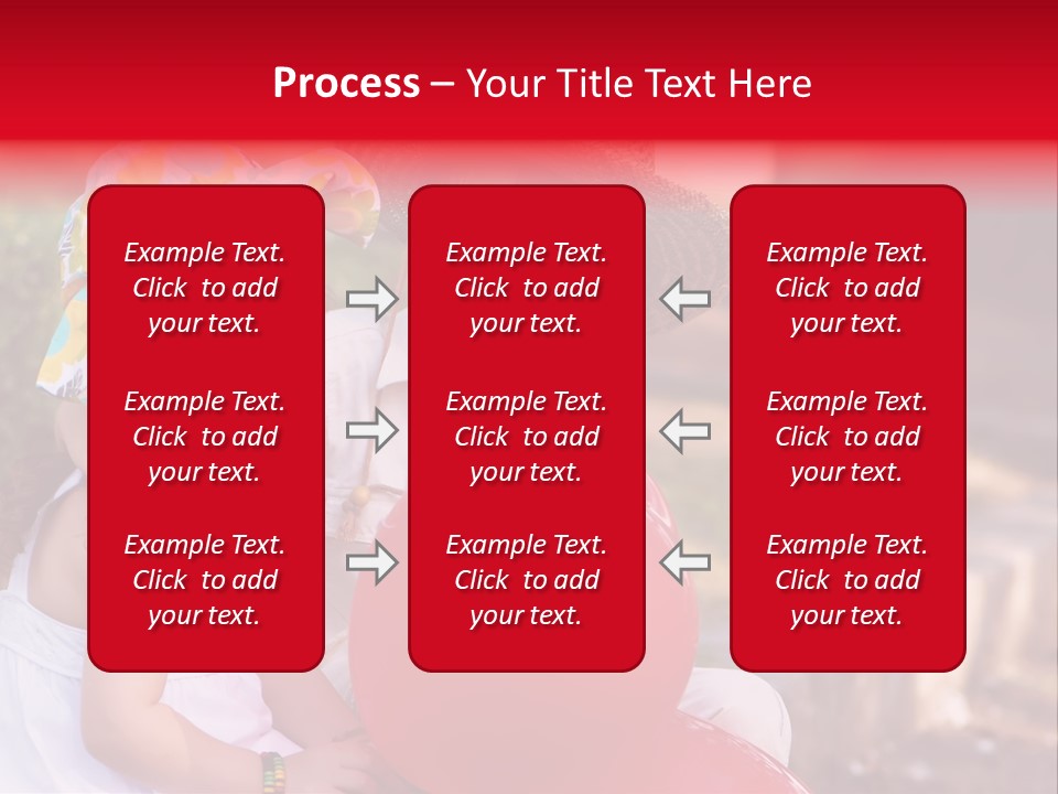 Children In Love PowerPoint Template