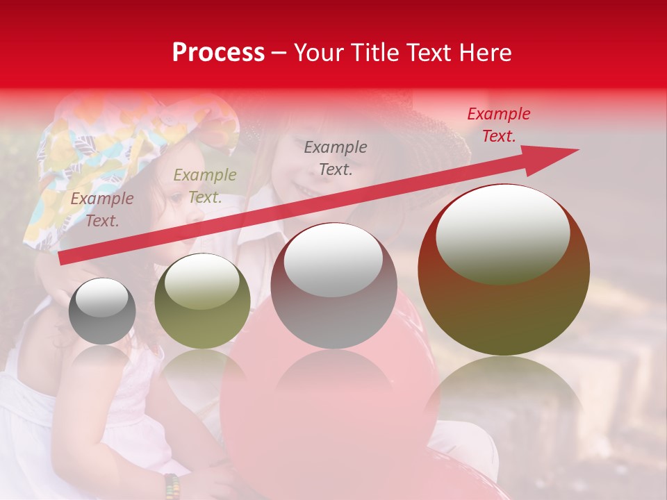 Children In Love PowerPoint Template