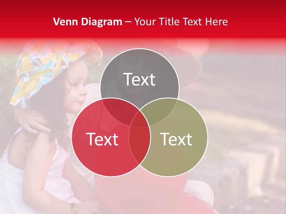 Children In Love PowerPoint Template