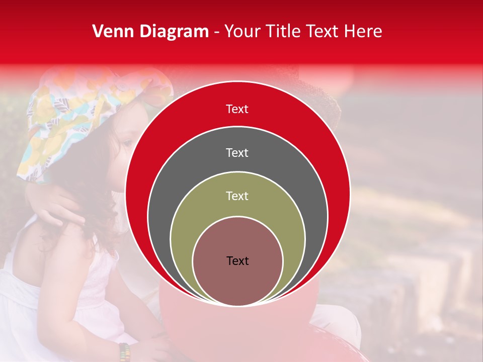 Children In Love PowerPoint Template