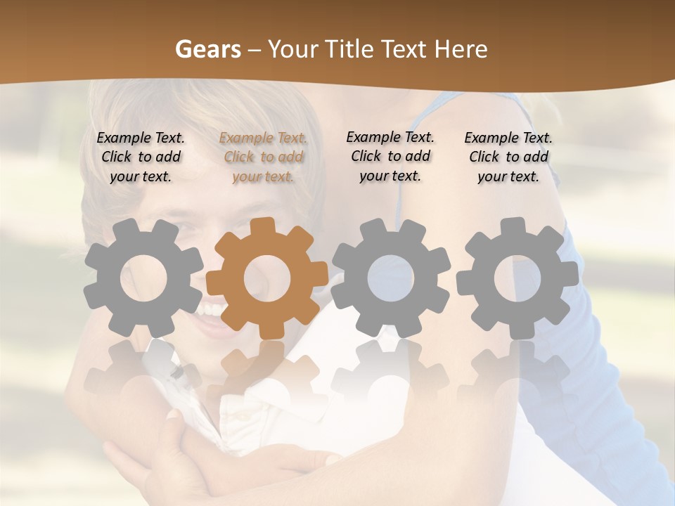 Adult Copy Space Park PowerPoint Template