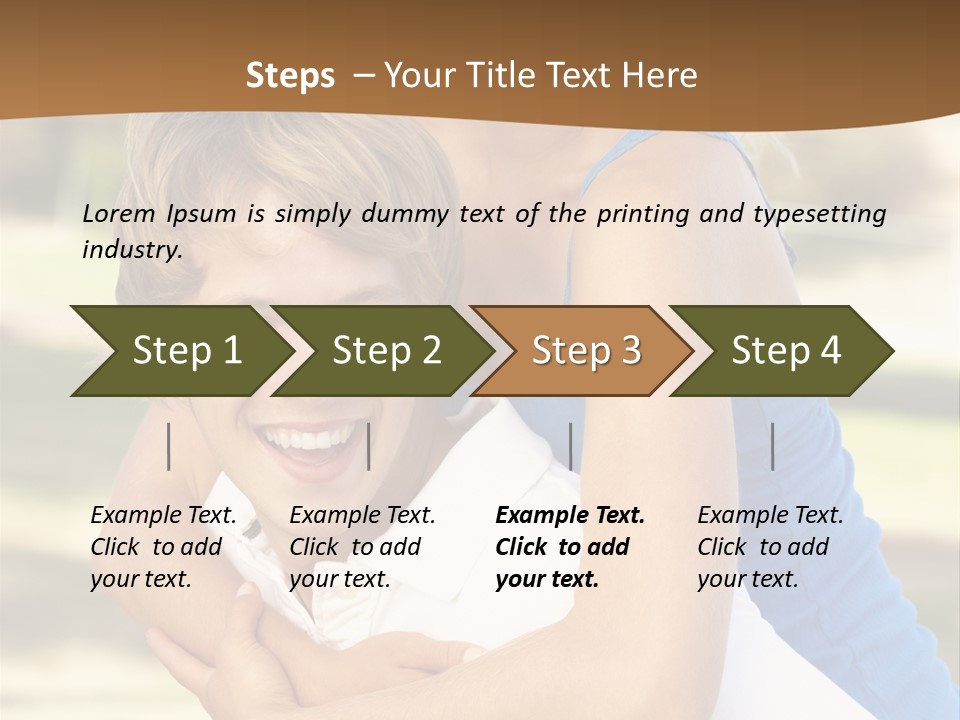 Adult Copy Space Park PowerPoint Template