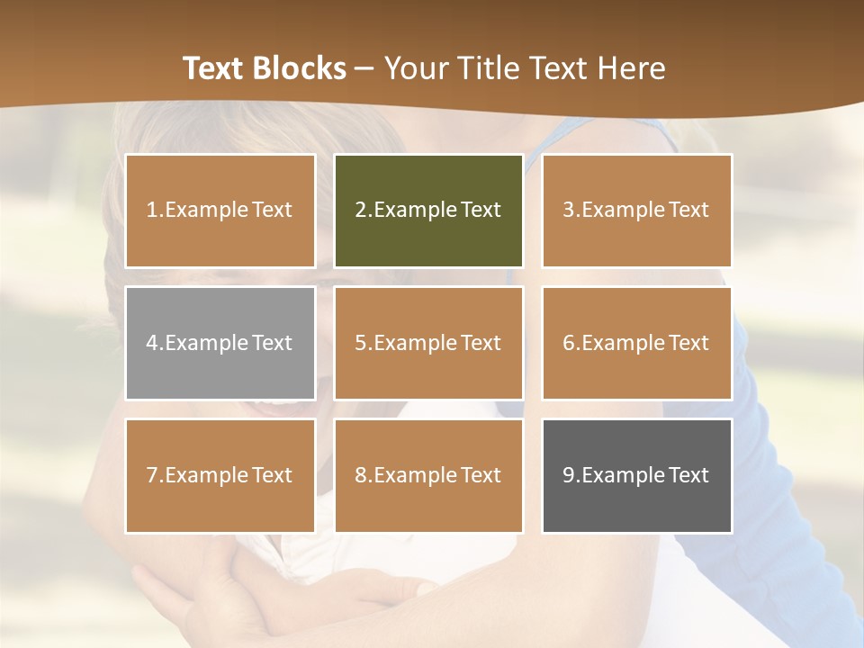 Adult Copy Space Park PowerPoint Template