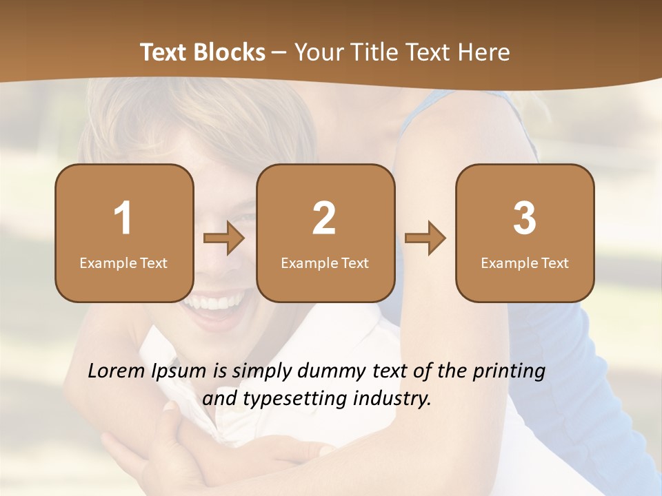 Adult Copy Space Park PowerPoint Template