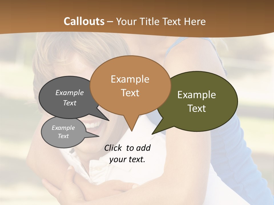 Adult Copy Space Park PowerPoint Template