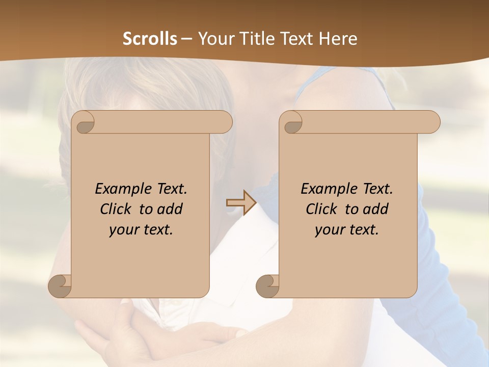 Adult Copy Space Park PowerPoint Template