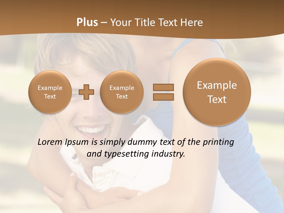 Adult Copy Space Park PowerPoint Template