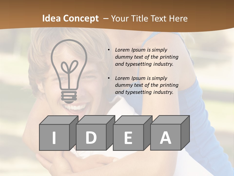 Adult Copy Space Park PowerPoint Template