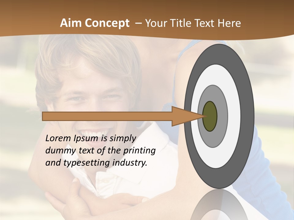 Adult Copy Space Park PowerPoint Template