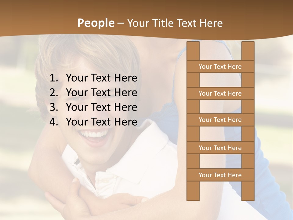 Adult Copy Space Park PowerPoint Template