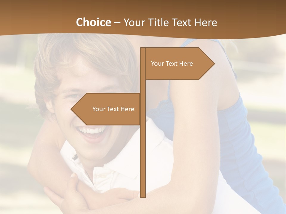 Adult Copy Space Park PowerPoint Template