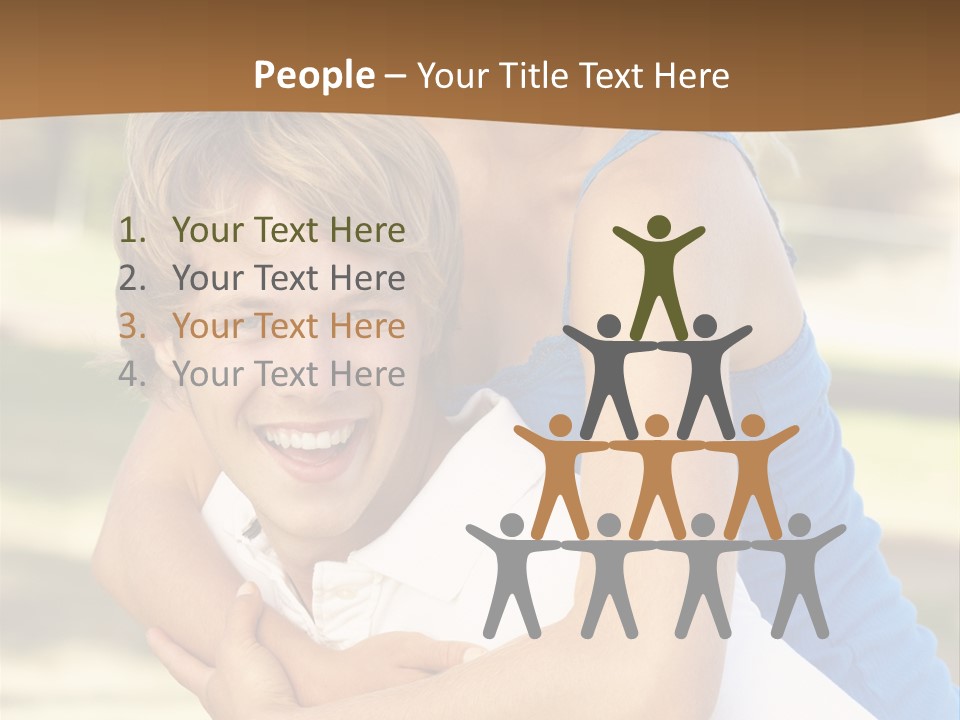 Adult Copy Space Park PowerPoint Template