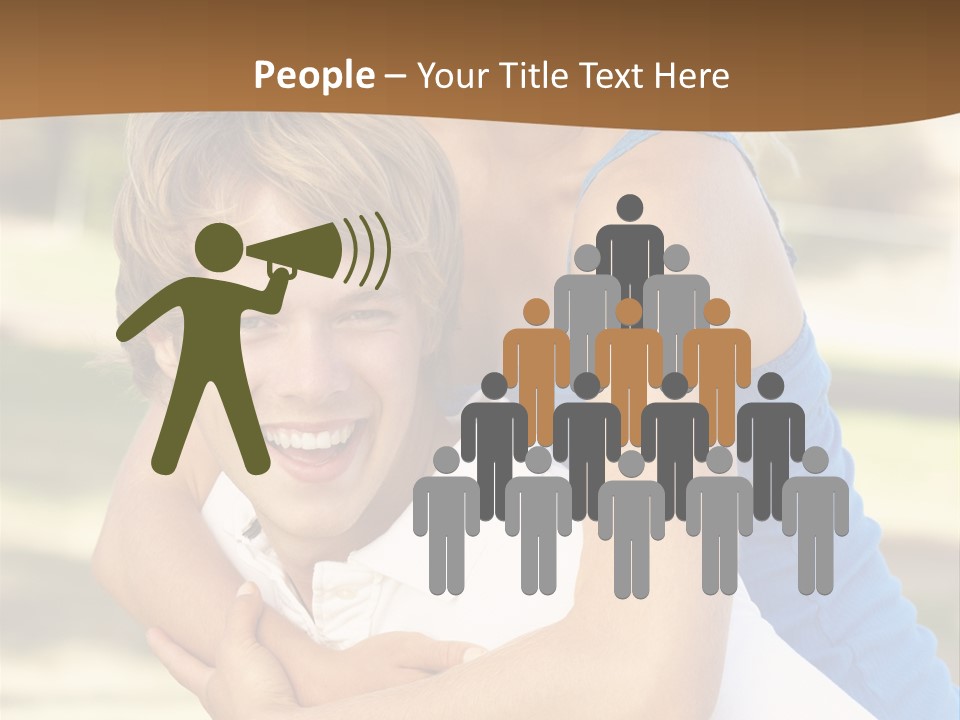 Adult Copy Space Park PowerPoint Template