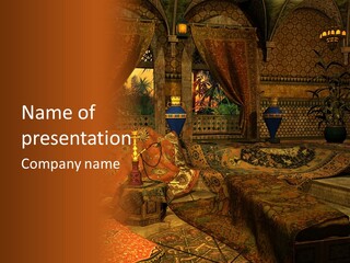 Palace Interior PowerPoint Template