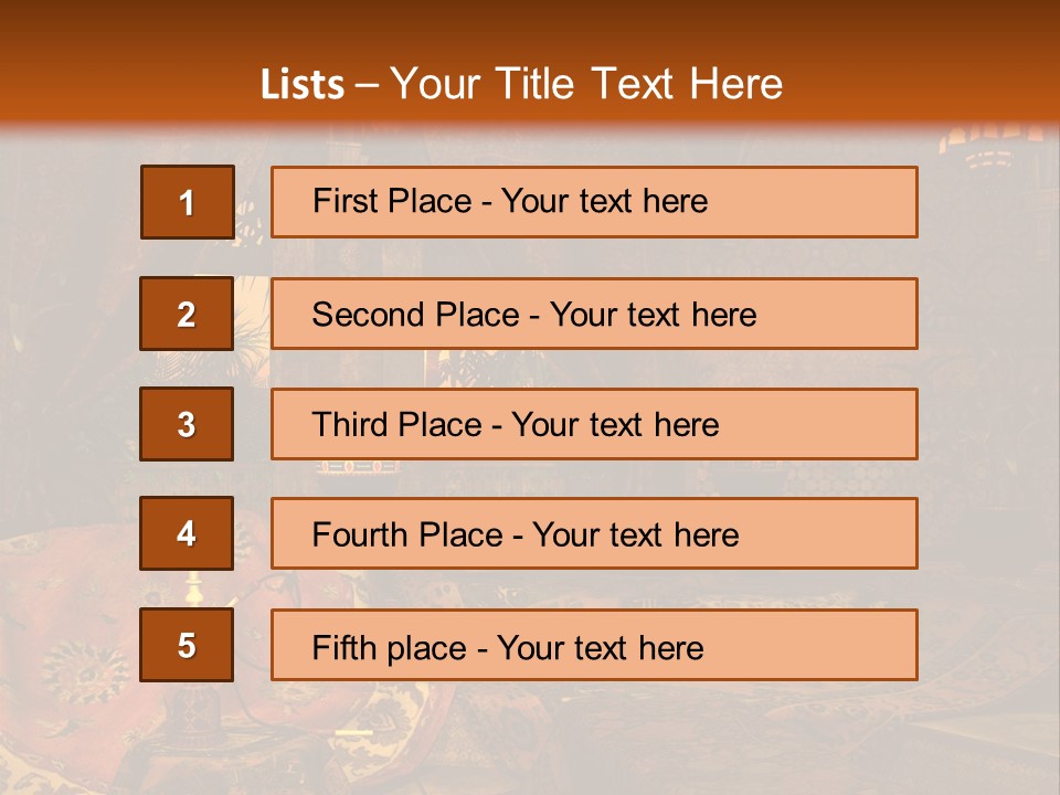 Palace Interior PowerPoint Template