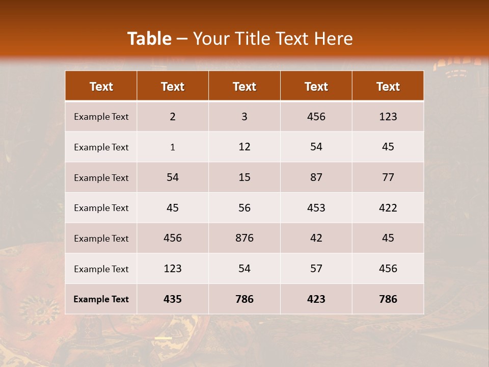 Palace Interior PowerPoint Template