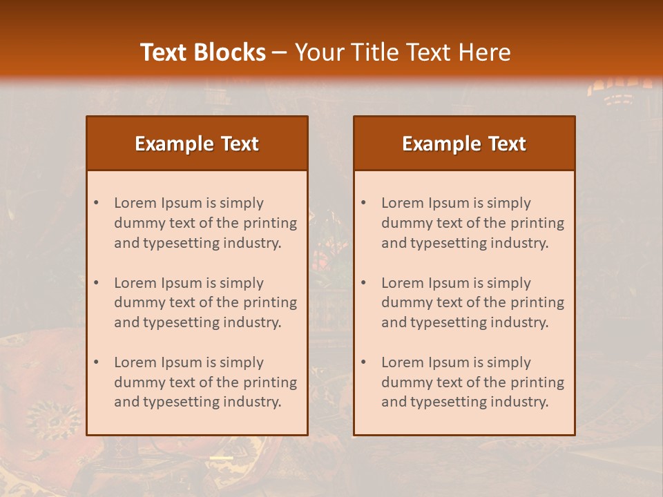 Palace Interior PowerPoint Template