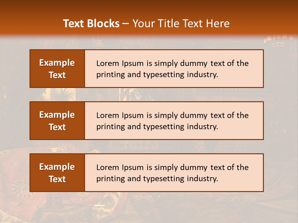 Palace Interior PowerPoint Template