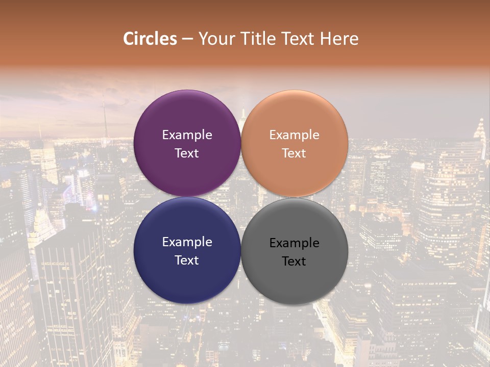 City Skyline PowerPoint Template