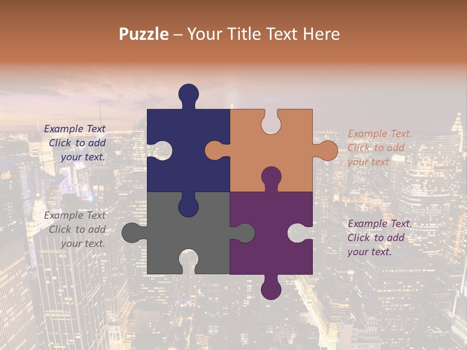 City Skyline PowerPoint Template