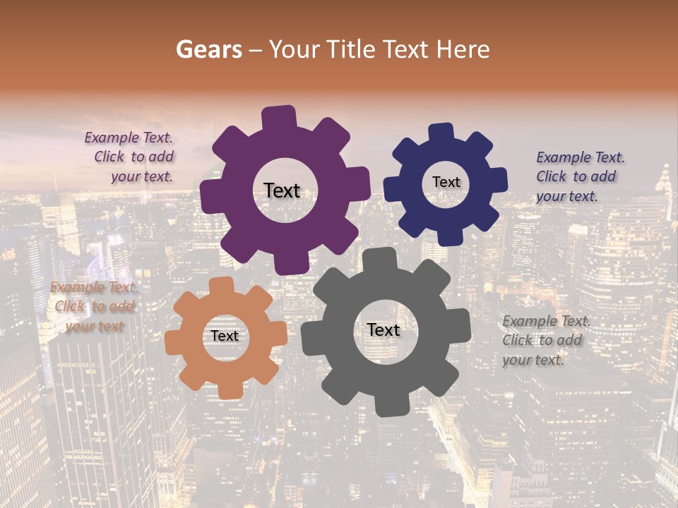 City Skyline PowerPoint Template