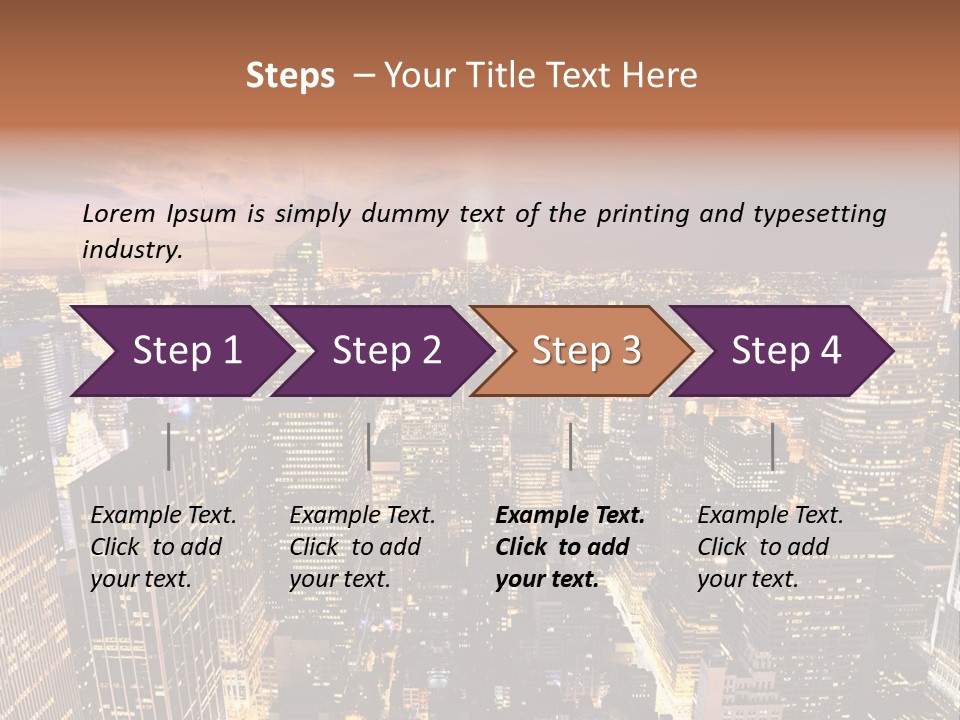 City Skyline PowerPoint Template