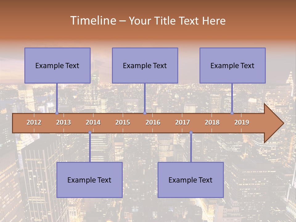 City Skyline PowerPoint Template