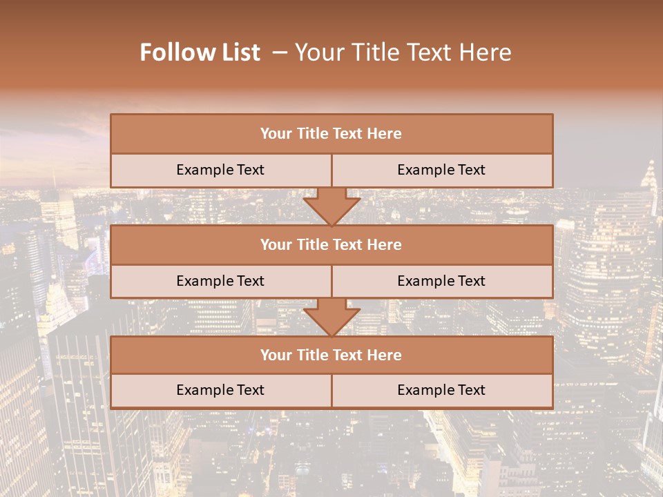 City Skyline PowerPoint Template