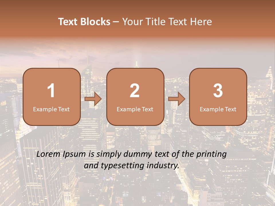 City Skyline PowerPoint Template