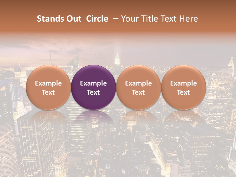 City Skyline PowerPoint Template