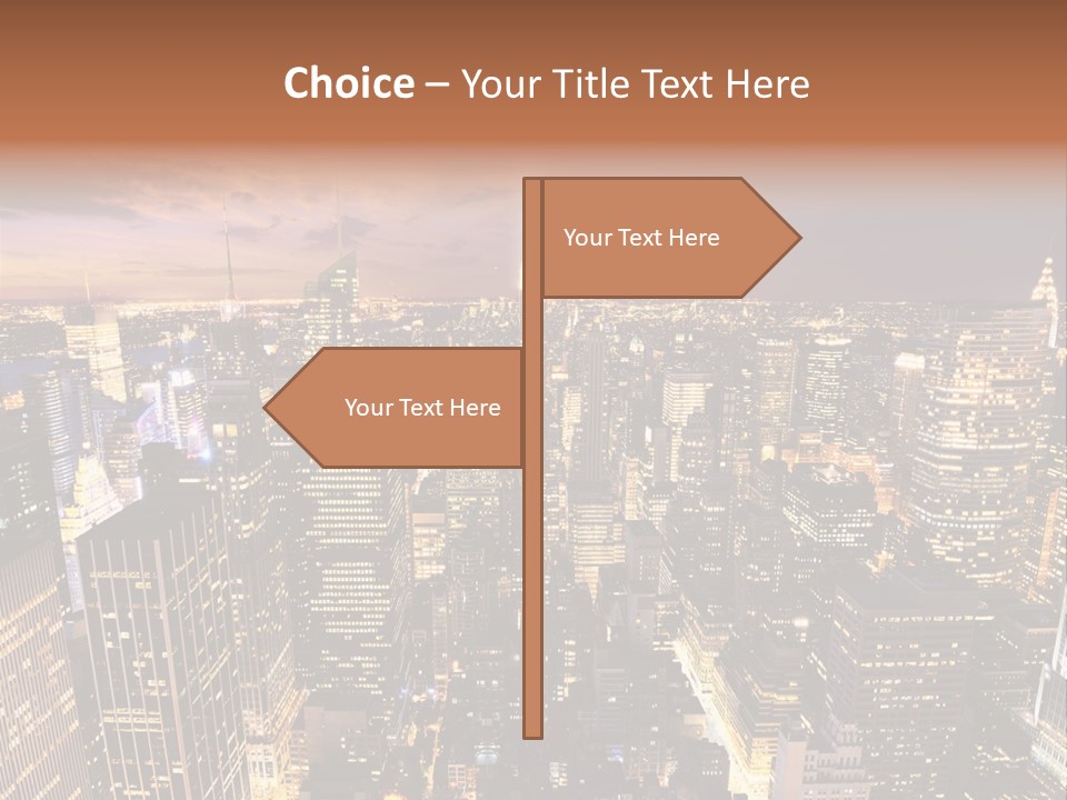 City Skyline PowerPoint Template