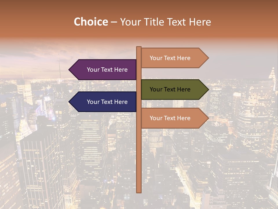 City Skyline PowerPoint Template