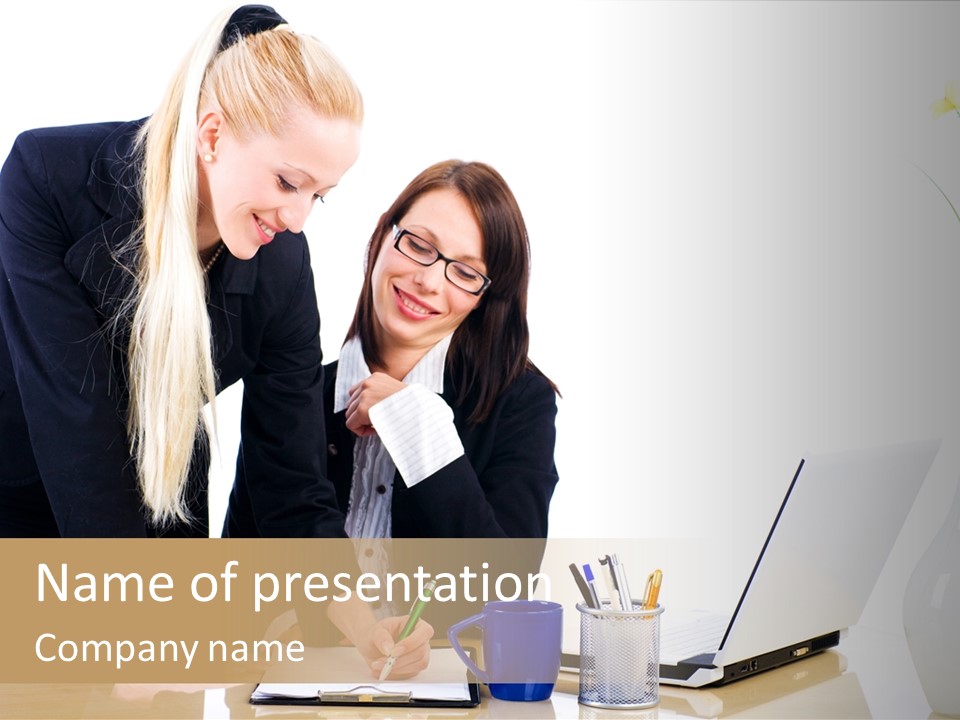 Computer Courses Banner PowerPoint Template