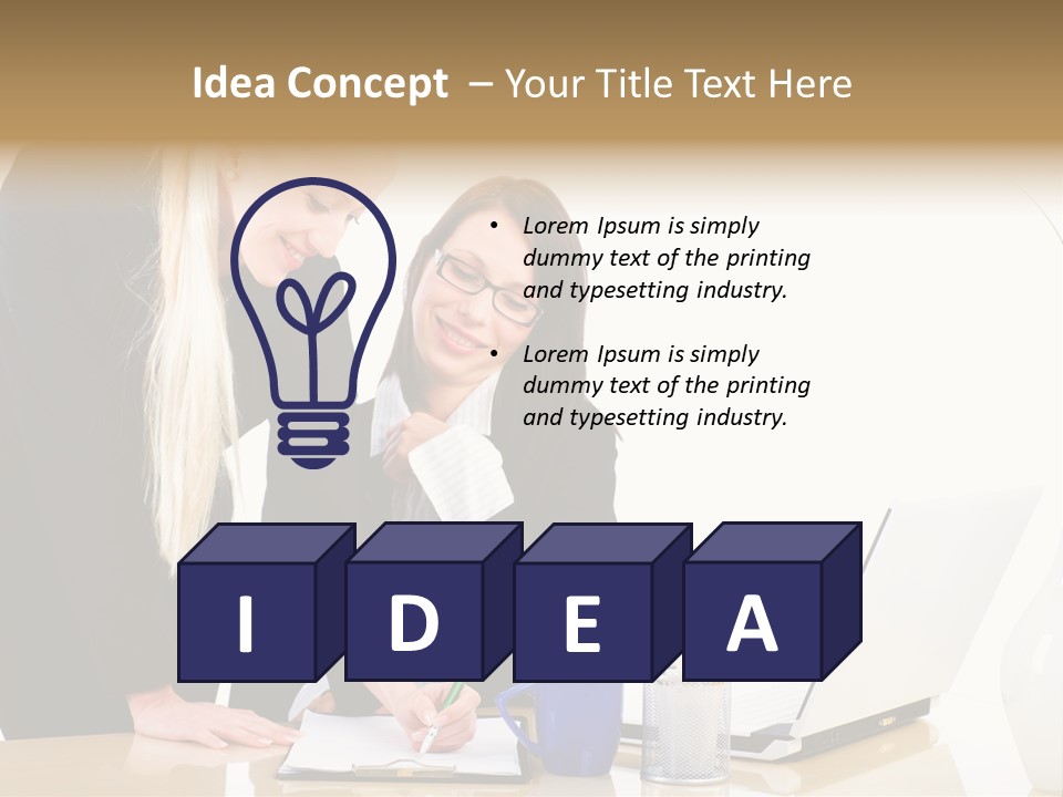 Computer Courses Banner PowerPoint Template