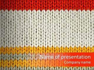 Background Wool PowerPoint Template