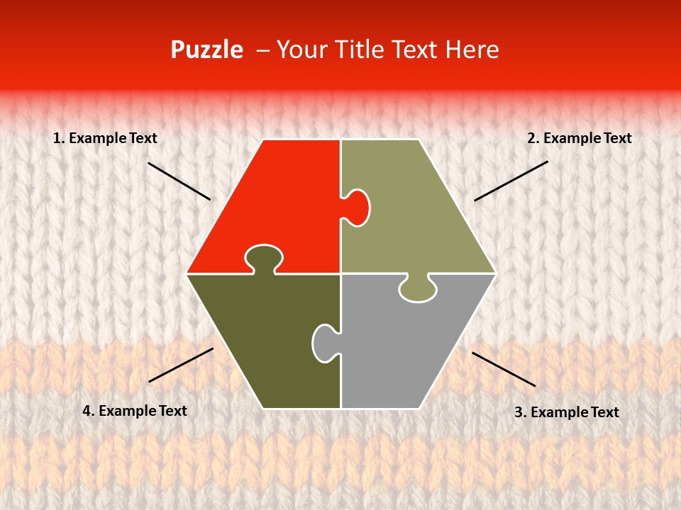 Background Wool PowerPoint Template