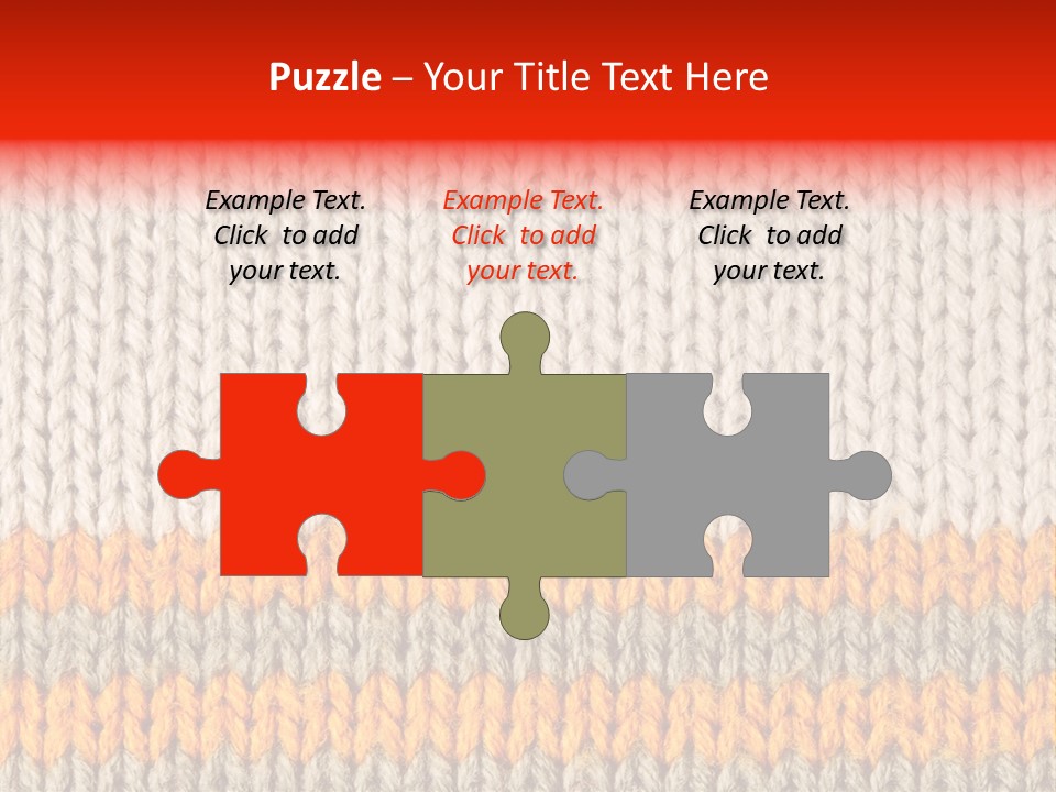 Background Wool PowerPoint Template