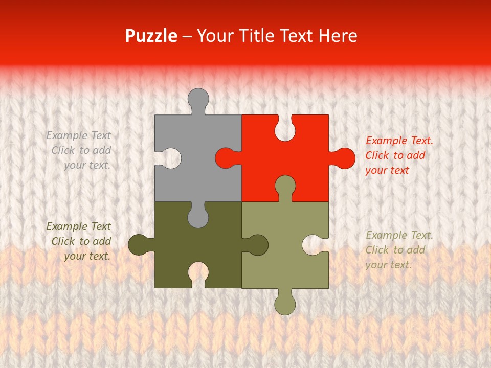 Background Wool PowerPoint Template