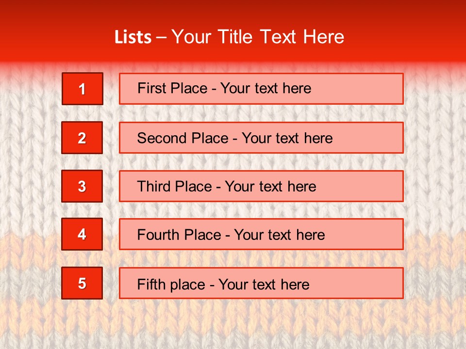 Background Wool PowerPoint Template