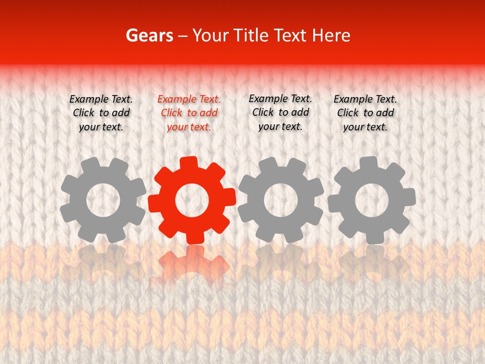 Background Wool PowerPoint Template