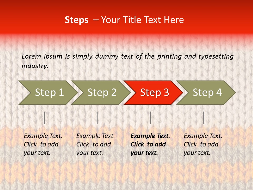 Background Wool PowerPoint Template