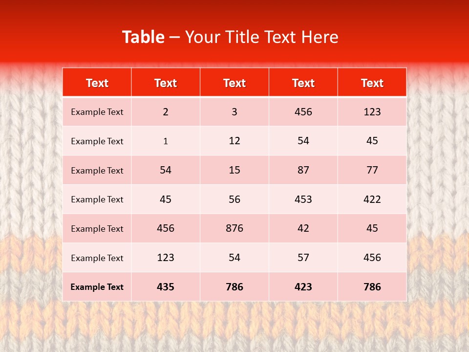 Background Wool PowerPoint Template